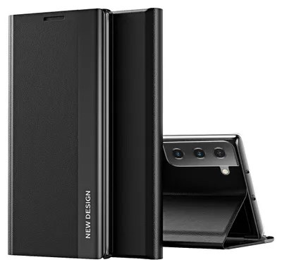 Obrázek produktu pro Galaxy S21 FE 5G Pouzdro, MagnetickéPolyuretanKožené Pouzdro s Funkcí Stojánku pro Samsung Galaxy S21 FE 5G černé