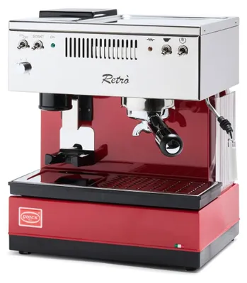 Produktbild von Quick Mill 0835 Espressomaschine Retro Rot