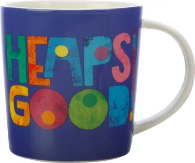 Produktbild von BE KIND Becher 380 ml, Heaps Good, Porzellan, in Geschenkbox