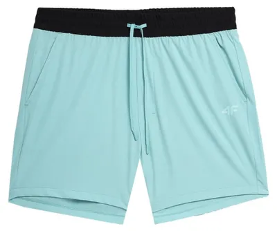 Imagen del producto de Pantalones cortos 4F para hombre, modelo 4FSS23UBDSM027, color turquesa. Chaleco 4F, talla XXXL