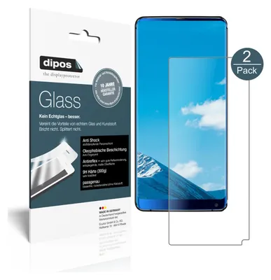 Produktbild von 2x Schutzfolie für VKWORLD S8 matt - Anti-Shock 9H Folie Glass Displayfolie