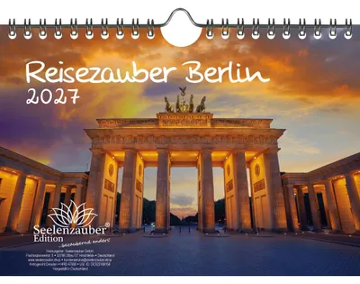 Produktbild von Reisezauber Berlin DIN A5 Kalender für 2027 Deutschland Hauptstadt - Seelenzauber