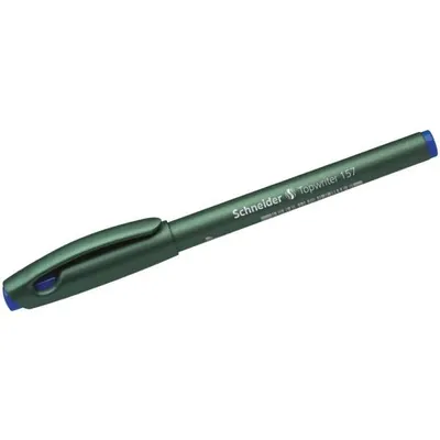 Zdjęcie produktu dla Schneider Schreibgeräte Topwriter 157, Niebieski, 0,8 mm, Zielony, Okrągły, 10 szt.