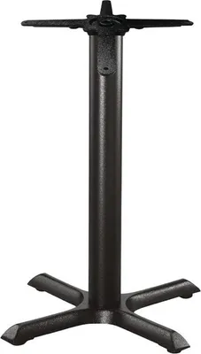Image de Pied de table Bolero avec base en croix en fonte, hauteur 72 cm