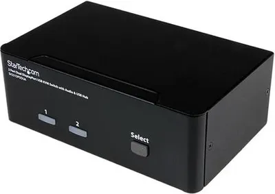 Obrázek produktu pro StarTech.com SV231DPDDUA, 3840 x 2400 px, 4K Ultra HD, 18 W, Černá