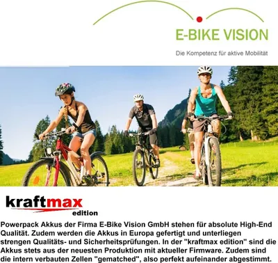 Produktbild von EBV E-Bike Akku, kompatibel zu Bosch  Active (Plus) / Performance (CX) 36 V / 20 Ah Gepäckträger