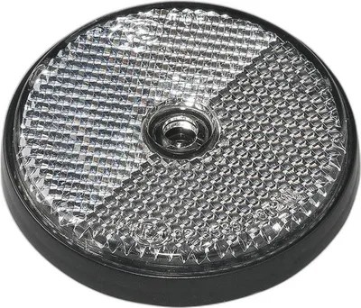 Produktbild von Reflektoren rund E4 Ø 60 mm (2 Stück) Kunststoff weiß zum Schrauben