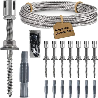 Obrázek produktu pro Zahradní mříž, konstrukce z nerezové oceli, univerzální pomůcka pro šplhání, 1 kus
