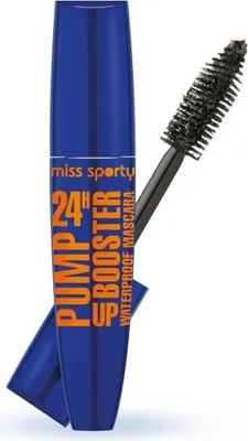 Zdjęcie produktu dla Miss Sporty Maskara do rzęs Pump up Booster 24H wodoodporna czarna  12ml