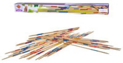 Image de Eichhorn - Mikado d'extérieur - composé de 41 tiges de jeu de 50 cm de long chacune, instructions de jeu incluses, en bambou, convient aux enfants de 3 ans et plus