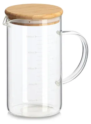Produktbild von Zeller Present 19676, 1 l, ml, Glas, Transparent, 100 mm, 170 mm
