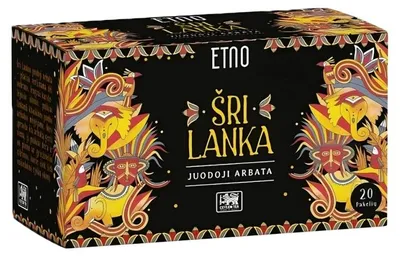 Produktbild von Schwarzer Tee ETNO Šri Lanka, 20 Stk.