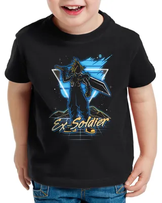 Produktbild von style3 Retro Exsoldier T-Shirt für Kinder