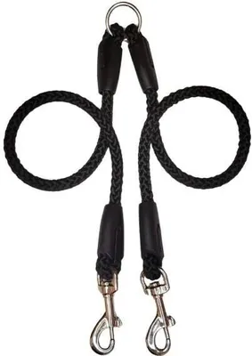 Obrázek produktu pro Palkar vodítko rozdvojka pro psy 50 cm x 14 mm černá