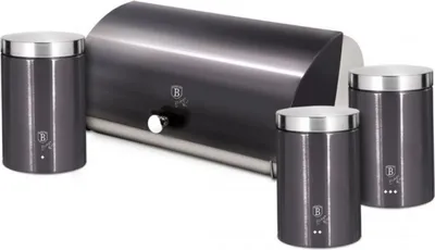 Produktbild von Berlinger Haus Brotkasten BH-6732 Kohlenstahl Silber