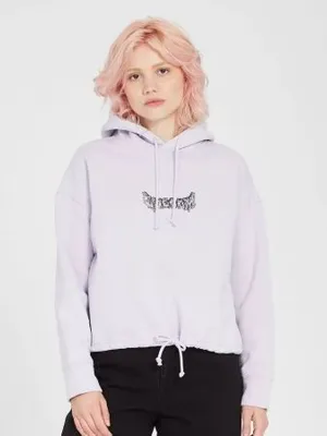 Immagine prodotto di Felpa con cappuccio Volcom Tripstone da donna - Lilla - XS