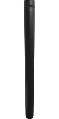 Produktbild von Pellet-Ofenrohr Bertrams Ø 100 mm pulverbeschichtet schwarz 1 m