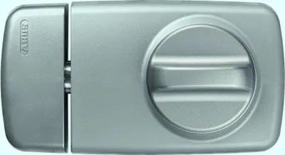 Produktbild von ABUS Tür-Zusatzschloss 7010, mit Drehknauf, silber, 53293
