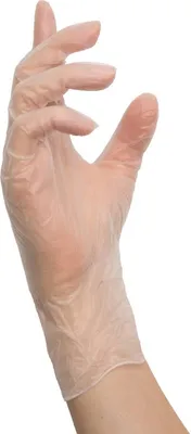 Produktbild von 1000 Nitras VINYL PF Vinylhandschuhe | Gr. S | transparent | Einweghandschuhe