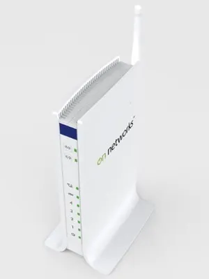 Produktbild von On Networks N150 WLAN Router + ADSL2+ Modem (WiFi, RJ-45, Annex-B)