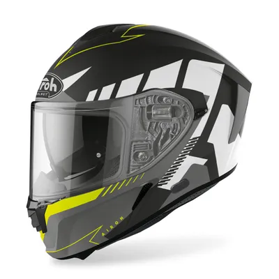 Produktbild von Airoh Spark Rise Helm Farbe: Schwarz Matt/Gelb, Grösse: XS (53/54)