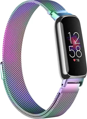 Produktbild von Strap-it Fitbit Inspire 3 Milanaise Armband (Regenbogen)