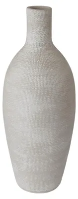 Produktbild von Bodenvase TOKIO 80cm - Flaschenform, creme grau, Keramik, Ø23cm CreaFlor Home