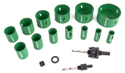 Produktbild von HiKOKI 752177 13-teiliges Lochsägen-Set in Kassette - Bimetall