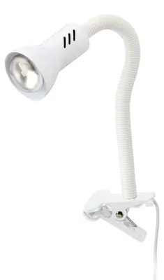 Image de Lampe à pince BRILONER LEUCHTEN TRAP, 40 W, IP20, blanc, métal-plastique, excl. 1x E14, 6,7 x 26 x 20 cm