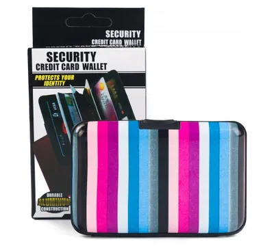 Produktbild von Etui - Brieftasche, Aluminium, für Karten und Dokumente, 6 Fächer