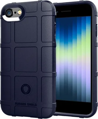 Produktbild von Für iPhone SE 2022 / SE 2020 Full Coverage Shockproof TPU Case(Blue)