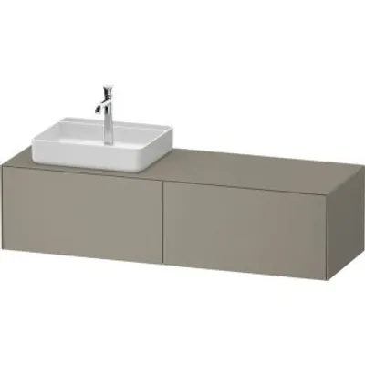 Produktbild von DURAVIT WT4864L92920010 Konsolen-WTU wh White Tulip 550x1300x