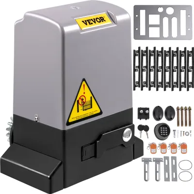 Produktbild von VEVOR Schiebetorantrieb 1800 kg 8 m Automatisches Toröffner mit 4 Fernbedienungen und APP-Steuerung Elektrischer Rolltormotor für Einfahrten Komplettes Hardware-Sicherheitssystem-Kit für Torantriebe