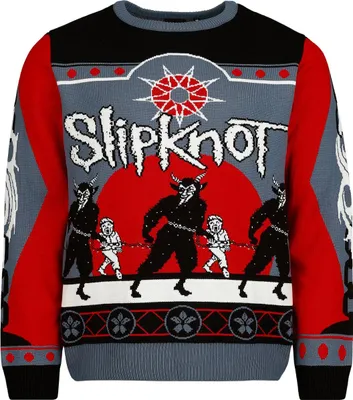 Produktbild von Slipknot Weihnachtspullover Herren Holiday Sweater multicolor L