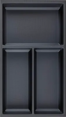 Produktbild von Agoform Besteck Organizer Sky Besteckeinsatz 270x53x473 Kunststoff schwarz