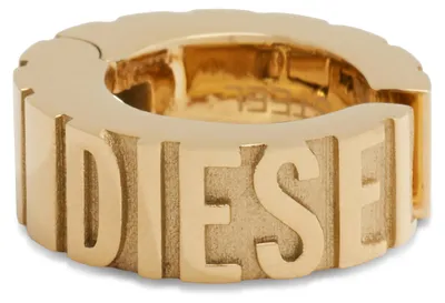 Zdjęcie produktu dla Diesel, męskie kolczyki ze stali nierdzewnej z zapięciem na sprzączkę