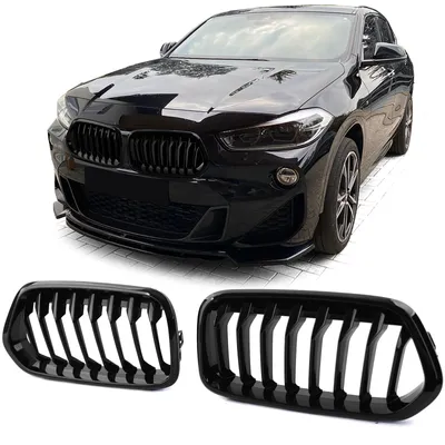 Kühlergrill Performance SCHWARZ GLANZ für BMW X2 F39 ab 2018 – Produktansicht
