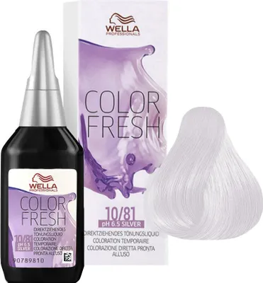 Produktbild von Wella Color Fresh, Blond, 10/81, Lightest Blonde/pearl Ash, Frauen, 75 ml, Alle Haare