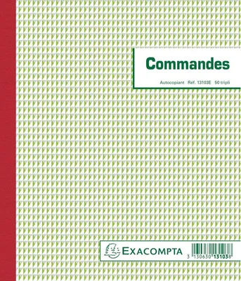 Immagine prodotto di EXACOMPTA Manifold "Commandes", 210 x 180 mm, tripli