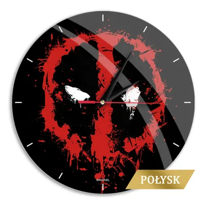 Immagine prodotto di Orologio da parete lucido - Deadpool Marvel Black