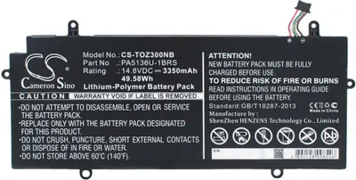 Obrázek produktu pro Baterie pro Toshiba Portege Z30 atd