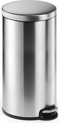 Obrázek produktu pro DURABLE Odpadkový koš ROUND 30 - oválný, st?íbrná, 340323