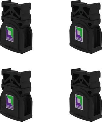 Produktbild von MUNK nivello Leiterschuh 98x25mm 4 Stück
