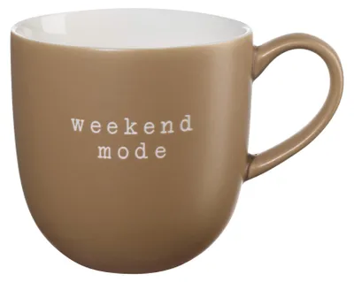 Produktbild von ASA Henkelbecher, weekend mode d. 9,5 cm, h. 9,5 cm, 0,35 l.