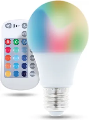 Produktbild von Forever Light LZE27A60RGB9W, 9 W, 60 W, E27, 720 lm, 30000 h, Multi
