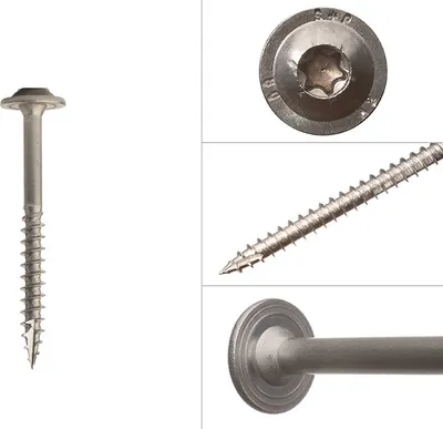 Immagine prodotto di Viti a testa cilindrica A2 in acciaio inox 6 x 60 mm Torx 25 - confezione da 100 pezzi