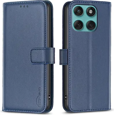 Produktbild von Motorola Edge 60 / 60 Fusion Hülle - BINFEN Klapphülle - Blau