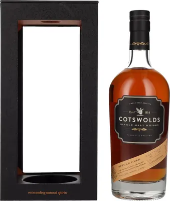 Produktbild von Cotswolds SINGLE CASK 5 Years Old Single Malt Whisky 2016 60,6% Vol. 0,7l in Geschenkbox