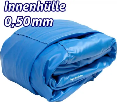Produktbild von Ersatzfolie Rundpool ohne Biese 0,50 mm, blau Ø 4,50 x 1,20 m