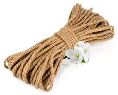 Produktbild von Juteschnur Kordel, 8mm x 10M, Reißfestes Juteseil für Garten, Katzen und DIY
